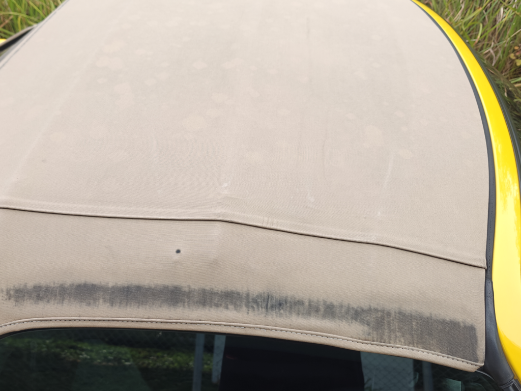 s2000塗装前幌右横